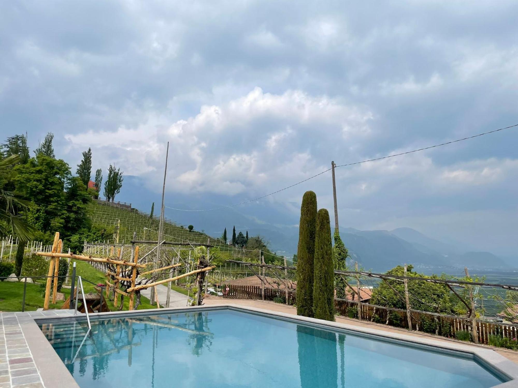 Pension Etschblick B&B Frangarto Ngoại thất bức ảnh